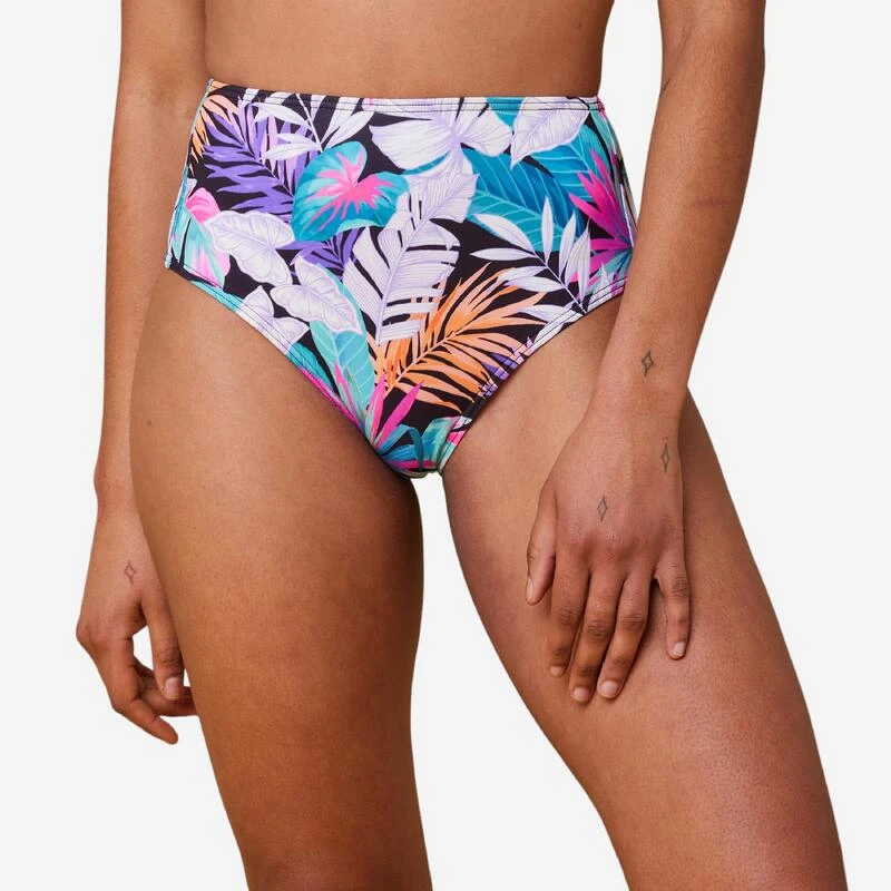 BAS DE MAILLOT DE BAIN DE SURF FEMME TAILLE HAUTE ROMI JIMA BLACK 1 BAS DE MAILLOT DE BAIN DE SURF FEMME TAILLE HAUTE ROMI JIMA BLACK