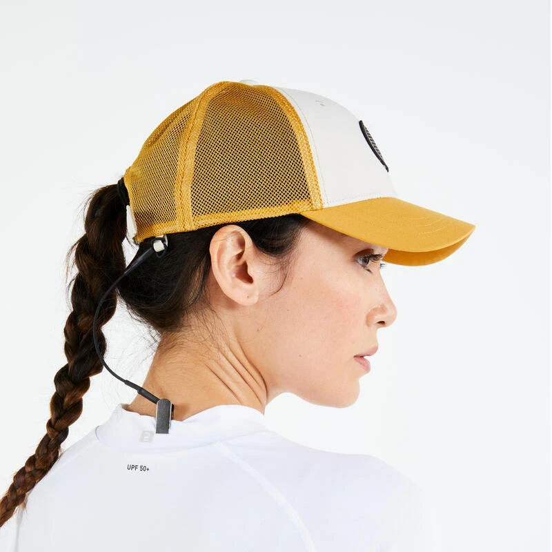 Tribord Casquette Bateau Sailing 500 Adulte Voile Beige Ocre 6 Tribord Casquette Bateau Sailing 500 Adulte Voile Beige Ocre – Image 6