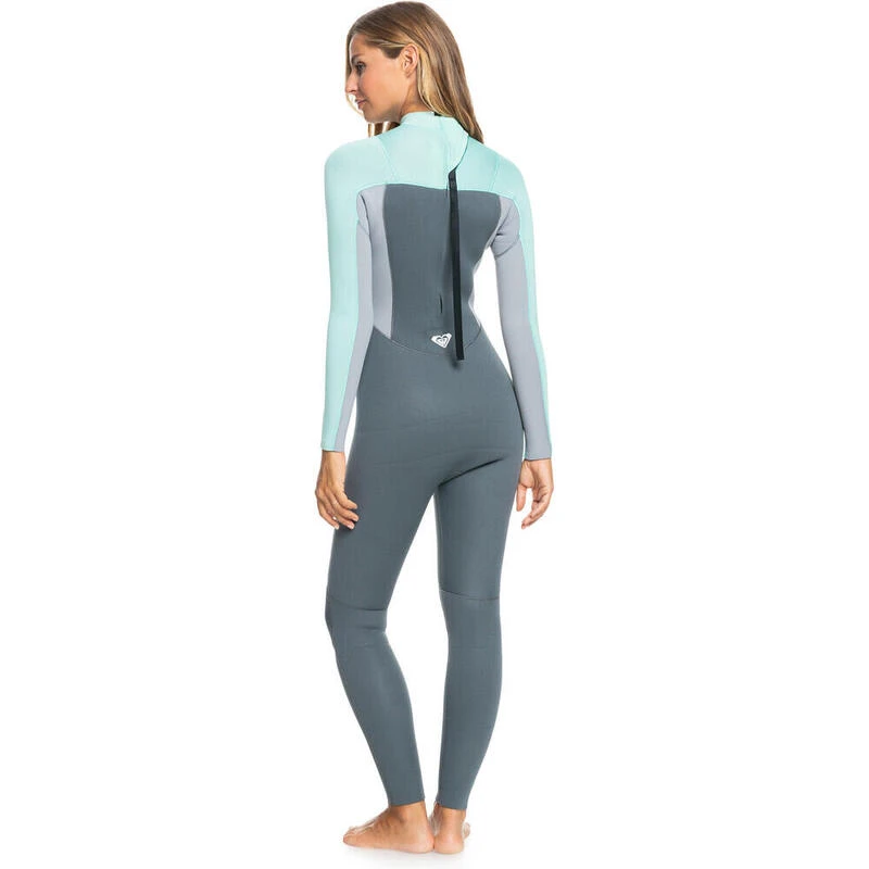 Roxy Combinaison De Surf Prologue 4/3mm GBS - Zip Au Dos Vert Femmes 2 Roxy Combinaison De Surf Prologue 4/3mm GBS - Zip Au Dos Vert Femmes – Image 2
