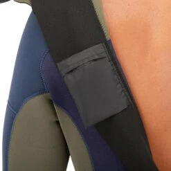 Combinaison SURF 500 Néoprène 3/2 Mm Homme Bleue Kaki -Surf Soldes Magasin combinaison surf 500 neoprene 32 mm homme bleue kaki 7