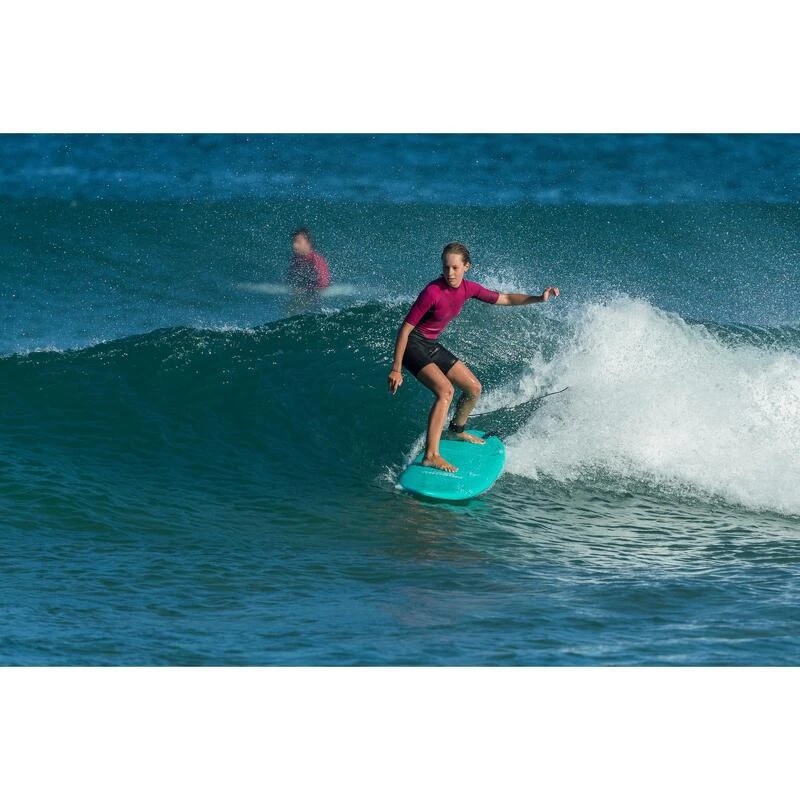 Tribord Combinaison Surf Shorty 100 Néoprène Enfant Violet 2 Tribord Combinaison Surf Shorty 100 Néoprène Enfant Violet – Image 2