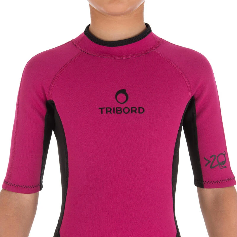 Tribord Combinaison Surf Shorty 100 Néoprène Enfant Violet 7 Tribord Combinaison Surf Shorty 100 Néoprène Enfant Violet – Image 7
