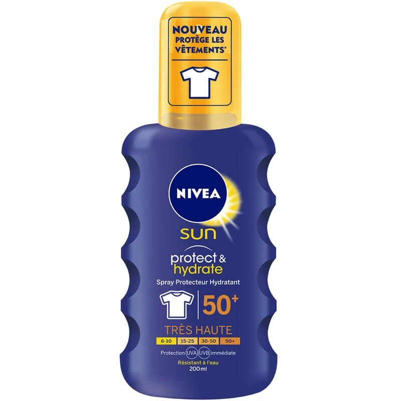 Crème De Protection Solaire IP50+ NIVEA SPRAY SOLAIRE 200ml 1 Crème De Protection Solaire IP50+ NIVEA SPRAY SOLAIRE 200ml