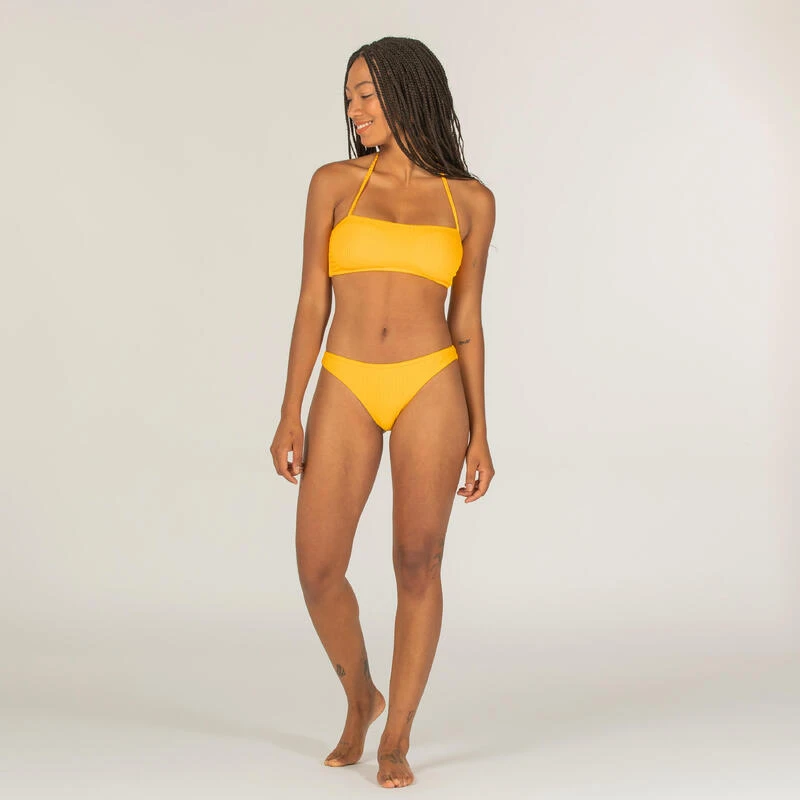 HAUT DE MAILLOT DE BAIN BANDEAU LAURA JAUNE AVEC COQUES AMOVIBLES 4 HAUT DE MAILLOT DE BAIN BANDEAU LAURA JAUNE AVEC COQUES AMOVIBLES – Image 4