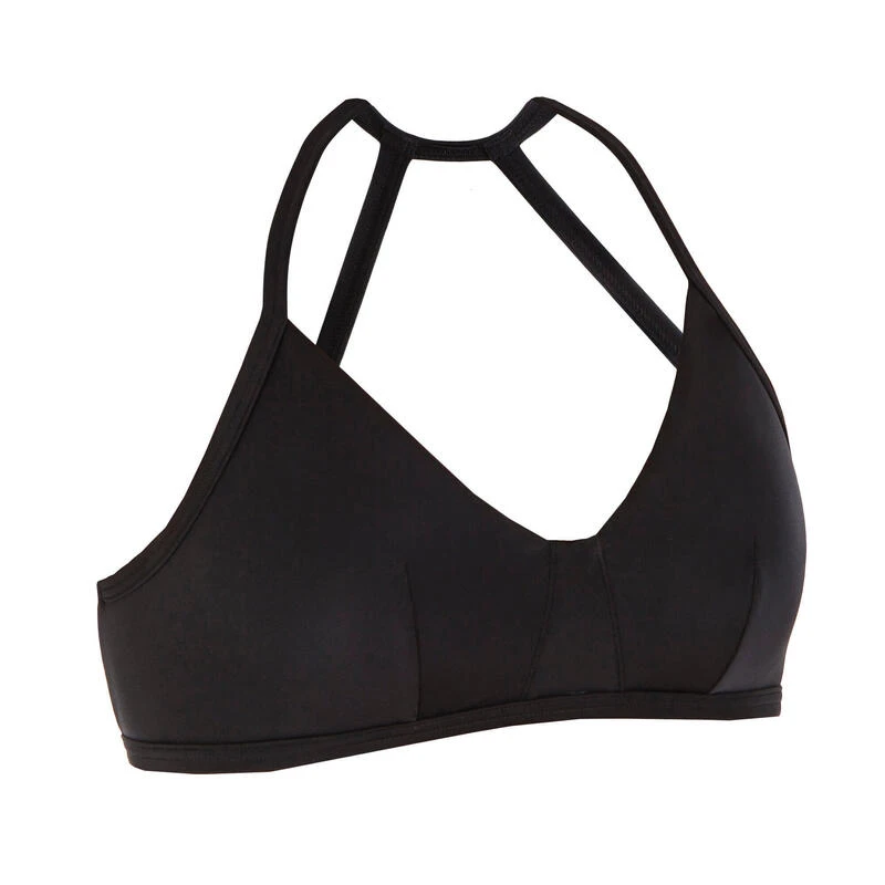 Haut De Maillot De Bain BRASSIERE CARO NOIRE Avec Dos Structuré Et Réglable 3 Haut De Maillot De Bain BRASSIERE CARO NOIRE Avec Dos Structuré Et Réglable – Image 3