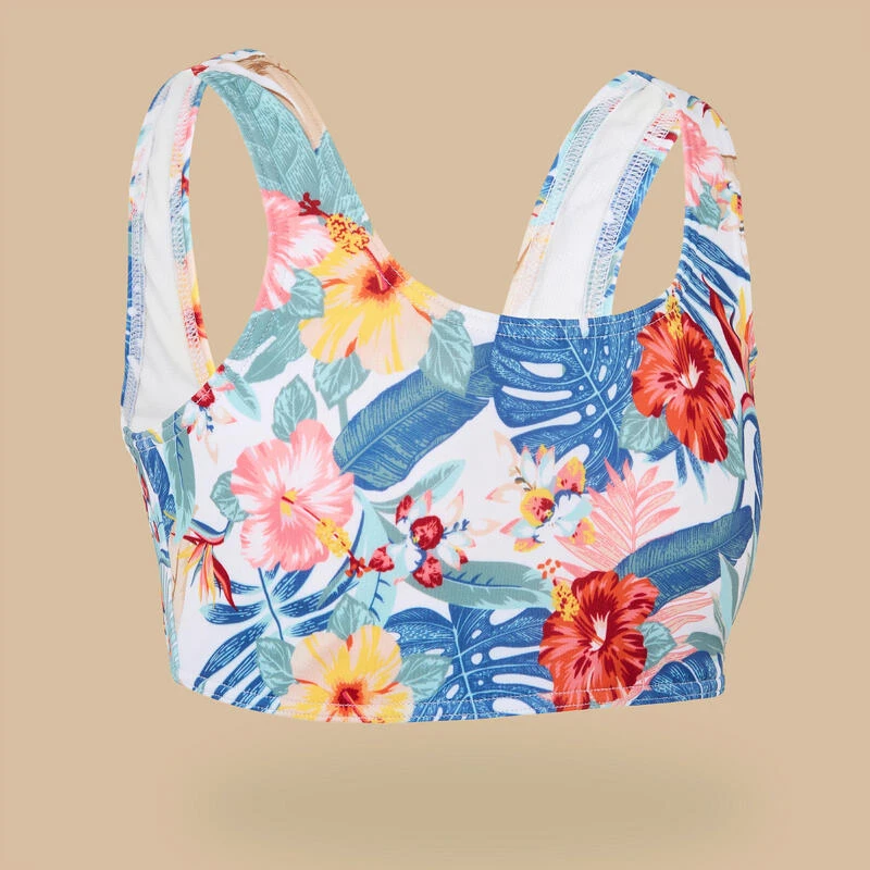 HAUT DE MAILLOT DE BAIN BRASSIERE LANA FILLE 500 GLORY WHITE 1 HAUT DE MAILLOT DE BAIN BRASSIERE LANA FILLE 500 GLORY WHITE