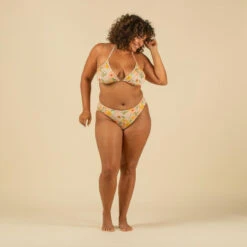 HAUT DE MAILLOT DE BAIN FEMME TRIANGLE COULISSANT AVEC COQUES VINTAGE 11 HAUT DE MAILLOT DE BAIN FEMME TRIANGLE COULISSANT AVEC COQUES VINTAGE -Surf Soldes Magasin haut de maillot de bain femme triangle coulissant avec coques vintage 4