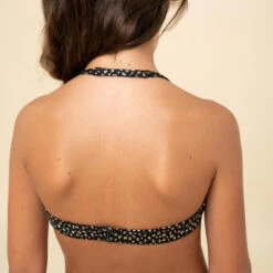 HAUT DE MAILLOT DE BAIN FOULARD FILLE 100 NOIR -Surf Soldes Magasin haut de maillot de bain foulard fille 100 noir 4