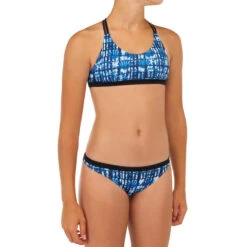 HAUT DE MAILLOT DE BAIN SURF FILLE BRASSIÈRE BLEU BONDI 500 10 HAUT DE MAILLOT DE BAIN SURF FILLE BRASSIÈRE BLEU BONDI 500 -Surf Soldes Magasin haut de maillot de bain surf fille brassiere bleu bondi 500 3