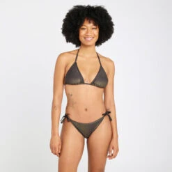 Haut De Maillot De Bain Triangle Femme - Mae Noir Pailleté 7 Haut De Maillot De Bain Triangle Femme - Mae Noir Pailleté -Surf Soldes Magasin haut de maillot de bain triangle femme mae noir paillete 3
