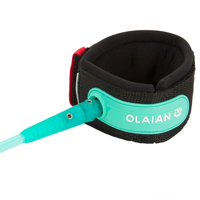 Leash Surf 8' (240 Cm) Diamètre 7 Mm Vert 2 Leash Surf 8' (240 Cm) Diamètre 7 Mm Vert – Image 2