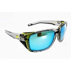 Lunettes De Soleil Julbo Shield M Gris Bleu Polarisé , Coques Amovibles -Surf Soldes Magasin lunettes de soleil julbo shield m gris bleu polarise coques amovibles 2