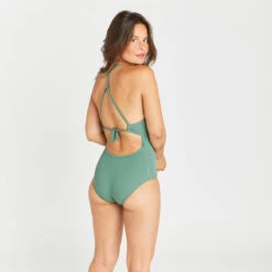 Maillot De Bain 1 Pièce Texturé Femme - Bea Kaki 8 Maillot De Bain 1 Pièce Texturé Femme - Bea Kaki -Surf Soldes Magasin maillot de bain 1 piece texture femme bea kaki 2