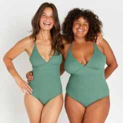 Maillot De Bain 1 Pièce Texturé Femme - Bea Kaki 9 Maillot De Bain 1 Pièce Texturé Femme - Bea Kaki -Surf Soldes Magasin maillot de bain 1 piece texture femme bea kaki 3