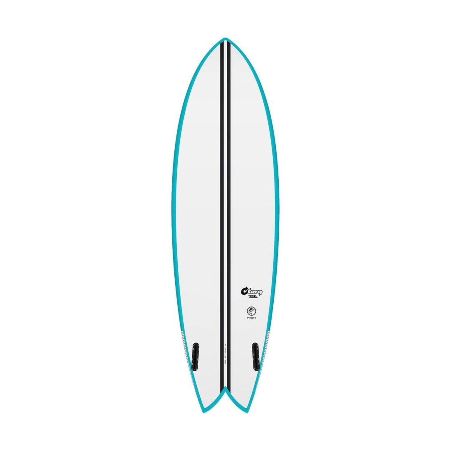 Torq Planche De Surf Fish TEC Teal/White 6'10 2 Torq Planche De Surf Fish TEC Teal/White 6'10 – Image 2