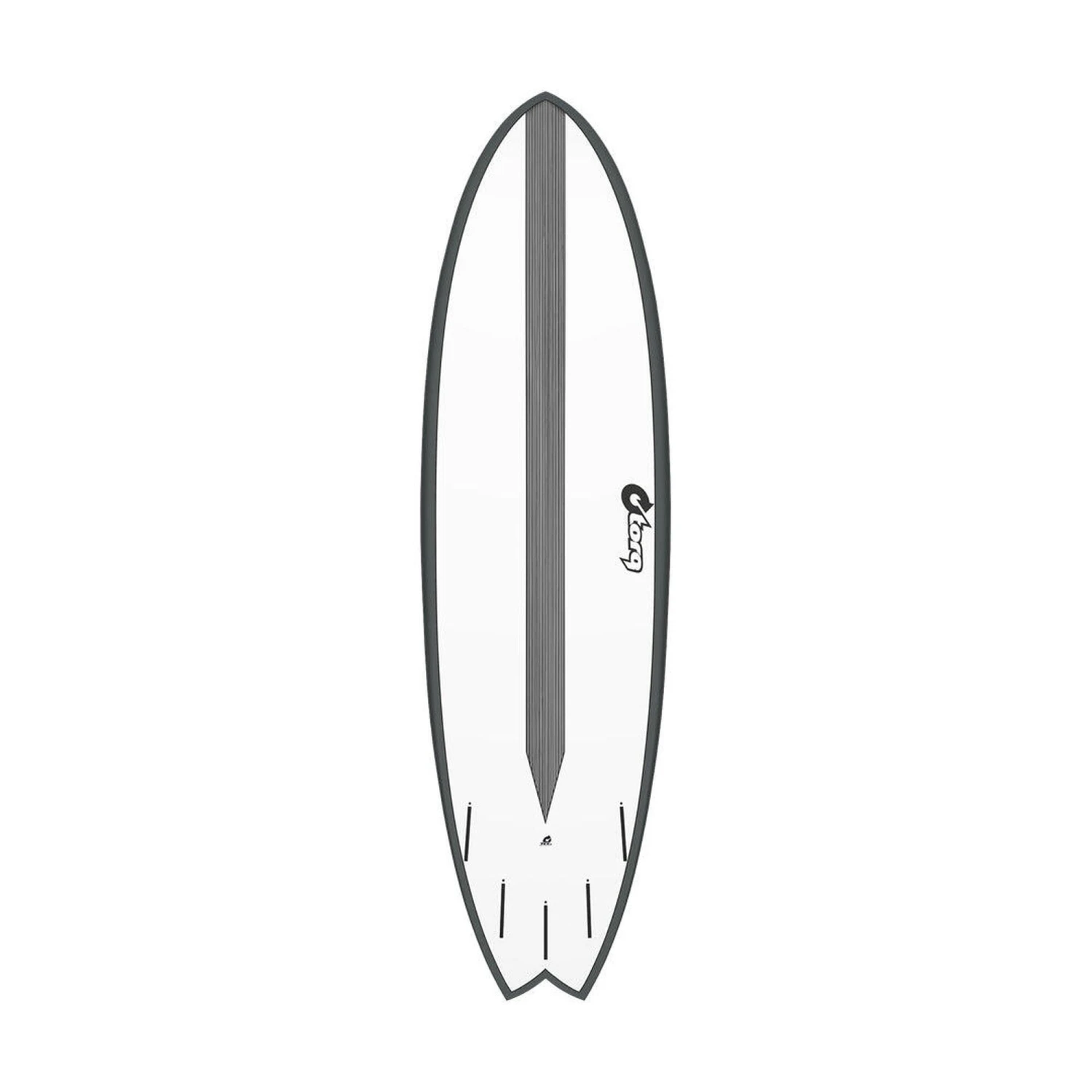 Planche De Surf Fish Torq TET Cs Rail Color Design Grahite Rail/Carbon Strip 6'3 2 Planche De Surf Fish Torq TET Cs Rail Color Design Grahite Rail/Carbon Strip 6'3 – Image 2