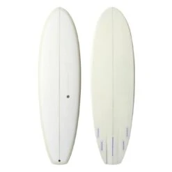 Planche De Surf QUOKKA Hybrid 5Fins White Deck Cream 6'6"