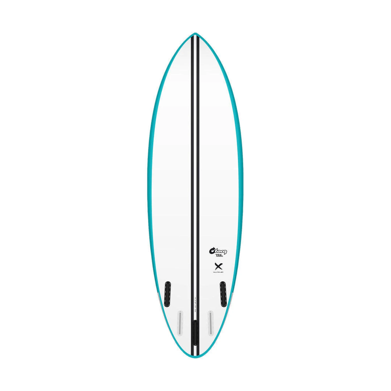 Planche De Surf Shortboard Multiplier TEC Torq Teal/White 7'0 2 Planche De Surf Shortboard Multiplier TEC Torq Teal/White 7'0 – Image 2
