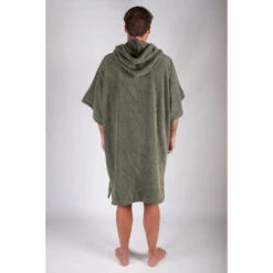 Surf Soldes Magasin -Surf Soldes Magasin poncho de surf vert 100 coton taille unique unisexe avec manches 1