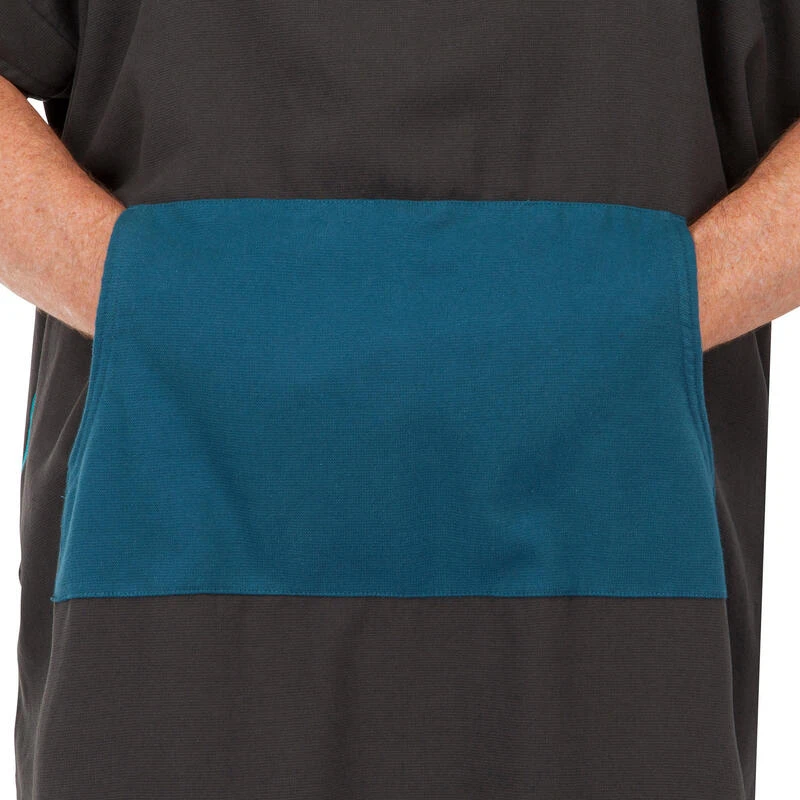 PONCHO SURF 500 ADULTE Noir 8 PONCHO SURF 500 ADULTE Noir – Image 8