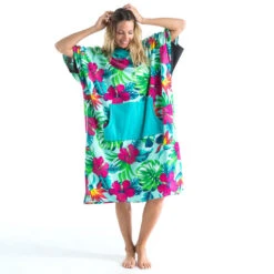 PONCHO SURF 500 ADULTE Print Bora -Surf Soldes Magasin poncho surf 500 adulte print bora 2