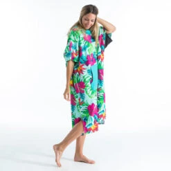 PONCHO SURF 500 ADULTE Print Bora -Surf Soldes Magasin poncho surf 500 adulte print bora 5