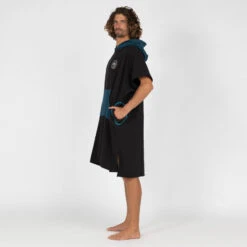 Poncho Surf Adulte - 500 Noir 13 Poncho Surf Adulte - 500 Noir -Surf Soldes Magasin poncho surf adulte 500 noir 4