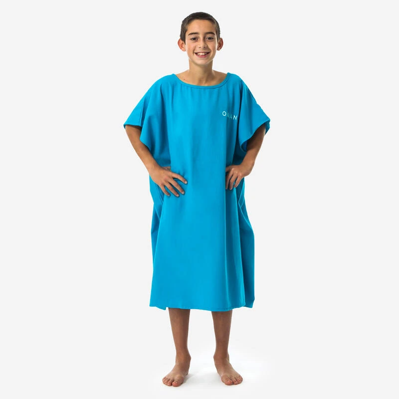 Poncho Surf Junior - 100 Bleu 2 Poncho Surf Junior - 100 Bleu – Image 2
