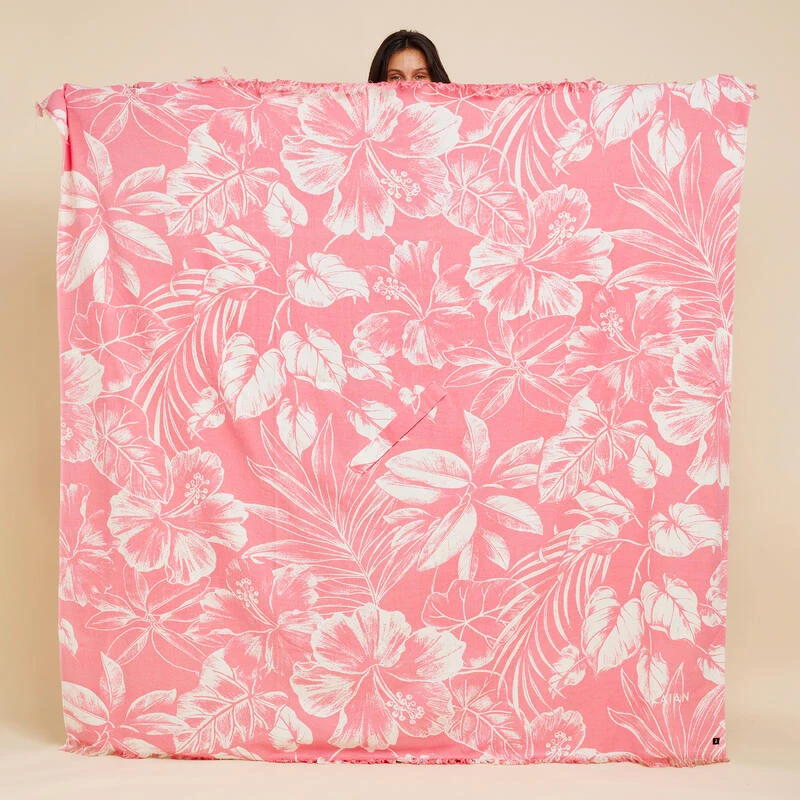 SERVIETTE PONCHO XXL Hawaian 190x190 Cm 4 SERVIETTE PONCHO XXL Hawaian 190x190 Cm – Image 4