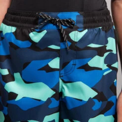 SHORT DE BAIN 500 BLEU CAMO 11 SHORT DE BAIN 500 BLEU CAMO -Surf Soldes Magasin short de bain 500 bleu camo 2