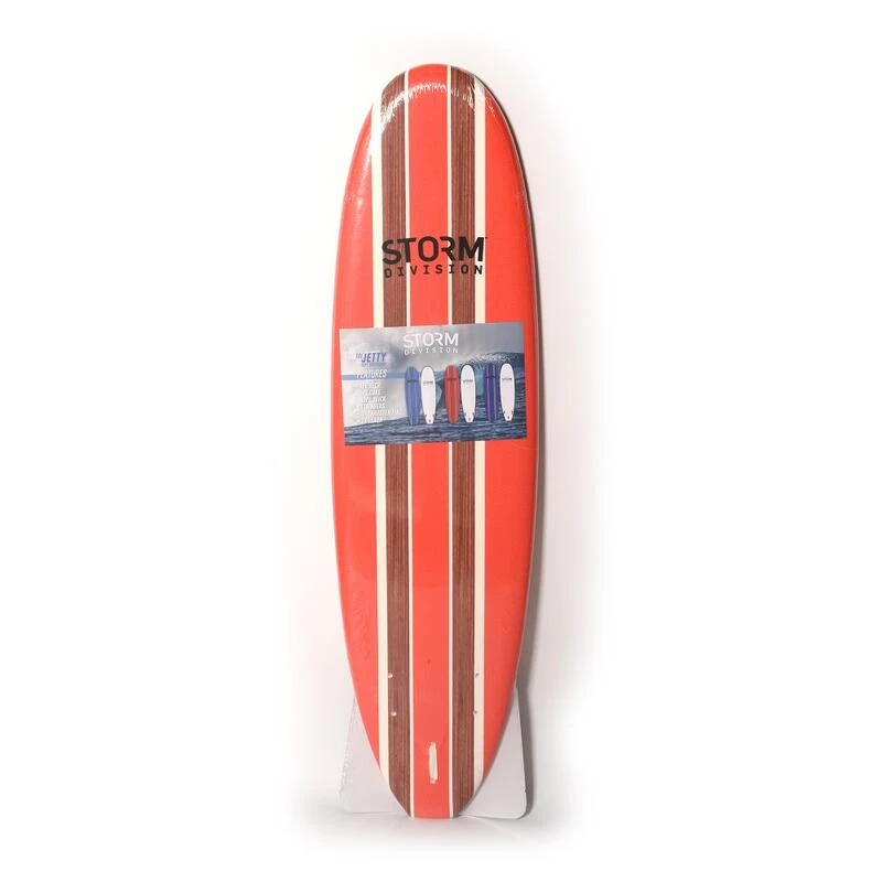 STORM DIVISION - Jetty Softboard - Planche De Surf En Mousse - 6'2 - Red 1 STORM DIVISION - Jetty Softboard - Planche De Surf En Mousse - 6'2 - Red