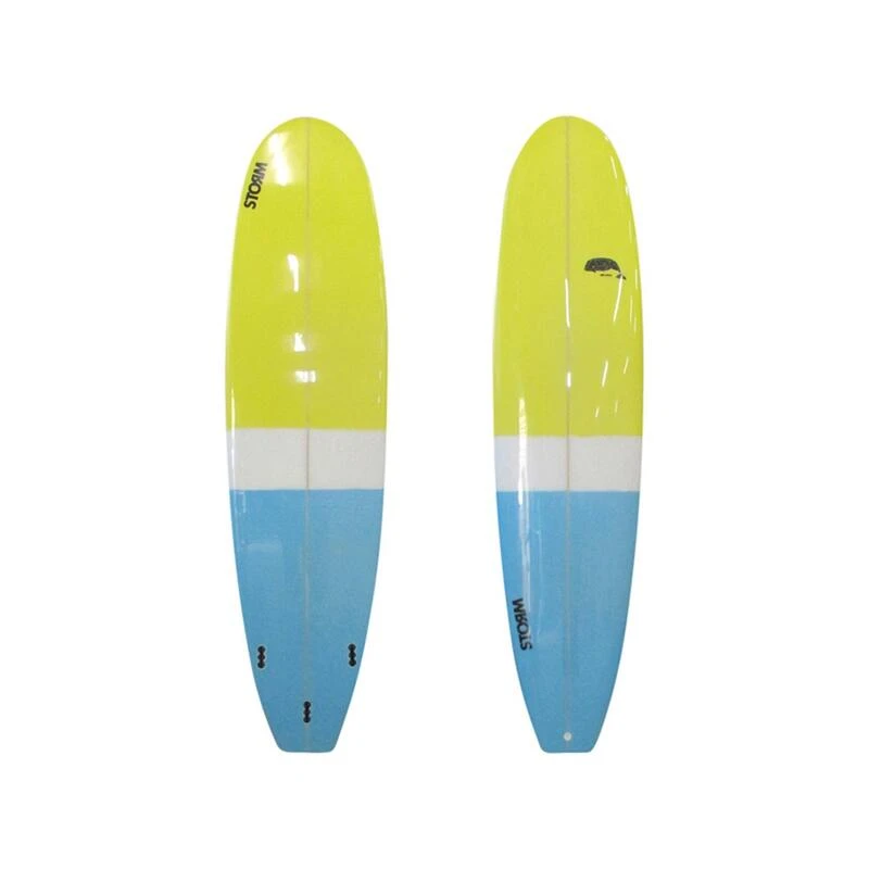 STORM Surfboard - Mini Malibu - 7'6 - Beluga Design 1 STORM Surfboard - Mini Malibu - 7'6 - Beluga Design