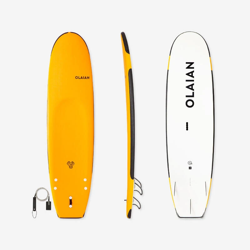 SURF MOUSSE 100 Renforcé 7'5" 84 L + Leash 1 SURF MOUSSE 100 Renforcé 7'5" 84 L + Leash