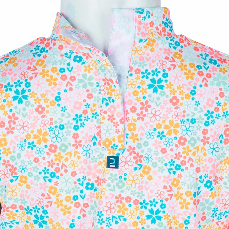 T-shirt Anti UV Bébé Manches Courtes Imprimé Fleurs 6 T-shirt Anti UV Bébé Manches Courtes Imprimé Fleurs – Image 6