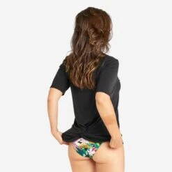 Tee Shirt Anti Uv Manches Courtes Femme - Emily Noir