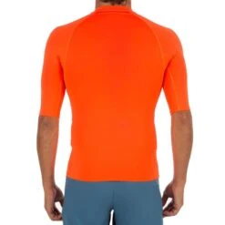 Tee Shirt Anti Uv Surf Top 100 Manches Courtes Homme Orange Fluo 6 Tee Shirt Anti Uv Surf Top 100 Manches Courtes Homme Orange Fluo -Surf Soldes Magasin tee shirt anti uv surf top 100 manches courtes homme orange fluo 2