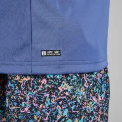 WATER TEE SHIRT Top Anti UV Surf Manches Longues Homme Blue -Surf Soldes Magasin water tee shirt top anti uv surf manches longues homme blue 2